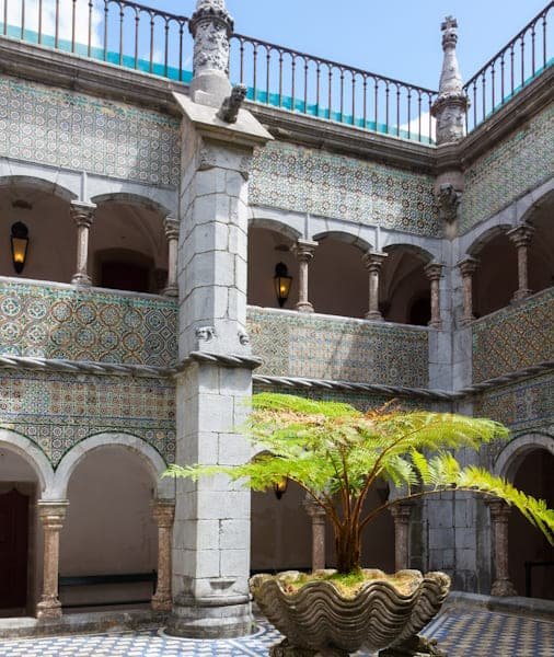 Courtyard of Pena Palace